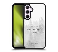 Head Case Designs Officially Licensed Nature Magick Black And White Forest So The Adventure Begins Quote Gel Armour Case [Military Grade Protection] Compatible With Samsung Galaxy A35 5G