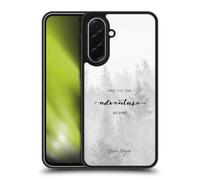 Head Case Designs Officially Licensed Nature Magick Black And White Forest So The Adventure Begins Quote Gel Armour Case [Military Grade Protection] Compatible With Samsung Galaxy A36 5G