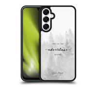 Head Case Designs Officially Licensed Nature Magick Black And White Forest So The Adventure Begins Quote Gel Armour Case [Military Grade Protection] Compatible With Samsung Galaxy A16 5G
