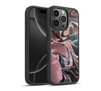 Head Case Designs Officially Licensed Nature Magick Bronze Luxe Gold Marble Metallic Gel Armour Case [Military Grade Protection] Compatible With Apple iPhone 16 Pro