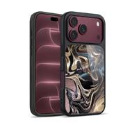 Head Case Designs Officially Licensed Nature Magick Copper Luxe Gold Marble Metallic Gel Armour Case [Military Grade Protection] Compatible With Apple iPhone 18 Pro