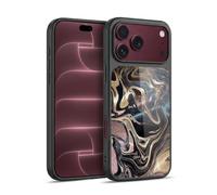 Head Case Designs Officially Licensed Nature Magick Copper Luxe Gold Marble Metallic Gel Armour Case [Military Grade Protection] Compatible With Apple iPhone 18 Pro Max