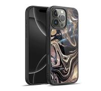 Head Case Designs Officially Licensed Nature Magick Copper Luxe Gold Marble Metallic Gel Armour Case [Military Grade Protection] Compatible With Apple iPhone 16 Pro Max
