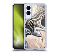 Head Case Designs Officially Licensed Nature Magick Cream Luxe Gold Marble Metallic Gel Case [Military Grade Protection] Compatible With Samsung Galaxy S25 Edge