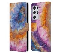 Head Case Designs Officially Licensed Nature Magick Flashy Color Tints Leather Wallet Case Compatible With Samsung Galaxy S21 Ultra 5G