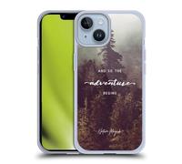 Head Case Designs Officially Licensed Nature Magick Forest So The Adventure Begins Quote Gel Case [Military Grade Protection] Compatible with Apple iPhone 14 and Compatible with MagSafe