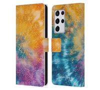 Head Case Designs Officially Licensed Nature Magick Glowing Color Tints Leather Wallet Case Compatible With Samsung Galaxy S21 Ultra 5G