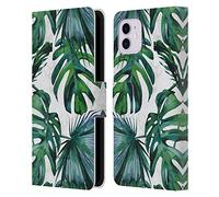 Head Case Designs Officially Licensed Nature Magick Green Tropics Tropical Palm Leaves On Marble Leather Wallet Case Compatible With Apple iPhone 11