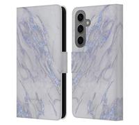 Head Case Designs Officially Licensed Nature Magick Indigo Marble Metallics Leather Wallet Case Compatible With Samsung Galaxy S25