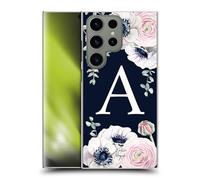 Head Case Designs Officially Licensed Nature Magick Letter A Floral Monogram Navy Flowers 1 Hard Back Case Compatible With Samsung Galaxy S24 Ultra 5G