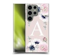 Head Case Designs Officially Licensed Nature Magick Letter A Floral Monogram Pink Flowers Hard Back Case Compatible With Samsung Galaxy S24 Ultra 5G