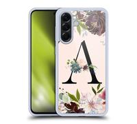Head Case Designs Officially Licensed Nature Magick Letter A Rose Gold Flowers Monogram 1 Gel Case [Military Grade Protection] Compatible With Samsung Galaxy A56 5G