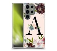 Head Case Designs Officially Licensed Nature Magick Letter A Rose Gold Flowers Monogram 1 Hard Back Case Compatible With Samsung Galaxy S24 Ultra 5G