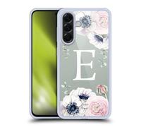 Head Case Designs Officially Licensed Nature Magick Letter E Watercolour Flower Monogram 1 Gel Case [Military Grade Protection] Compatible With Samsung Galaxy A56 5G