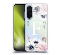 Head Case Designs Officially Licensed Nature Magick Letter F Watercolour Flower Monogram 1 Gel Case [Military Grade Protection] Compatible With Samsung Galaxy A36 5G