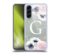 Head Case Designs Officially Licensed Nature Magick Letter G Watercolour Flower Monogram 1 Gel Case [Military Grade Protection] Compatible With Samsung Galaxy A56 5G