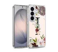 Head Case Designs Officially Licensed Nature Magick Letter I Rose Gold Flowers Monogram 1 Gel Case [Military Grade Protection] Compatible with Samsung Galaxy S26 Plus and Compatible with MagSafe