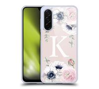 Head Case Designs Officially Licensed Nature Magick Letter K Floral Monogram Pink Flowers Gel Case [Military Grade Protection] Compatible With Samsung Galaxy A26 5G