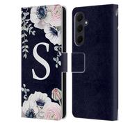Head Case Designs Officially Licensed Nature Magick Letter S Watercolour Flower Monogram 2 Leather Wallet Case Compatible With Samsung Galaxy A35 5G