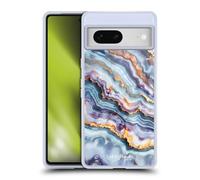 Head Case Designs Officially Licensed Nature Magick Melodious Plum Marble Gel Case [Military Grade Protection] Compatible With Google Pixel 7
