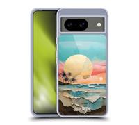 Head Case Designs Officially Licensed Nature Magick Moon Tides Various Collection Gel Case [Military Grade Protection] Compatible With Google Pixel 8