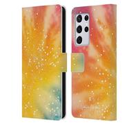 Head Case Designs Officially Licensed Nature Magick Retro Color Tints Leather Wallet Case Compatible With Samsung Galaxy S21 Ultra 5G