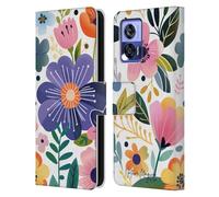 Head Case Designs Officially Licensed Nature Magick Spring Time Floral Patterns Leather Book Wallet Case Cover Compatible With Motorola Edge 30 Neo 5G