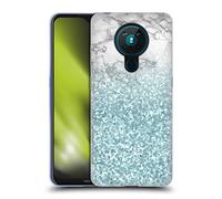 Head Case Designs Officially Licensed Nature Magick Teal Green Sparkles Marble Glitter Sparkle Pastel Soft Gel Case Compatible With Nokia 5.3