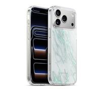 Head Case Designs Officially Licensed Nature Magick Teal Marble Metallics Gel Case [Military Grade Protection] Compatible with Apple iPhone 17 Pro Max and Compatible with MagSafe