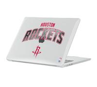 Head Case Designs Officially Licensed NBA Arch Smoke Text Houston Rockets Logo Clear Glitter Hard Crystal Armour Laptop Case compatible with MacBook Air 13.6" A2681/A3113/A3240 2022/2024/2025