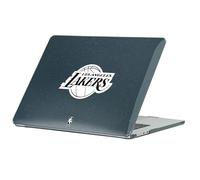 Head Case Designs Officially Licensed NBA Black and White Logo Los Angeles Lakers Black Glitter Crystal Armour Laptop Case compatible with MacBook Air 13.6" M2 A2681/M3 A3113/M4 A3240 2022/2024/2025