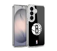 Head Case Designs Officially Licensed NBA Black Brooklyn Nets Logo Gel Case [Military Grade Protection] Compatible With Samsung Galaxy S26 Plus