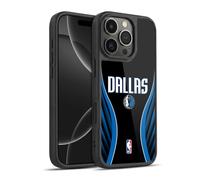 Head Case Designs Officially Licensed NBA Black Design Dallas Mavericks Logo Gel Armour Case [Military Grade Protection] Compatible With Apple iPhone 16 Pro