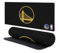 Head Case Designs Officially Licensed NBA Black Design Golden State Warriors Logo 37.4 x 15.75 x 0.16 inches (900 x 400 mm) - XL Gaming Office Desk PC Keyboard Mouse Mat Pad