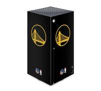Head Case Designs Officially Licensed NBA Black Design Golden State Warriors Logo Vinyl Sticker Gaming Skin Decal Cover Compatible With Xbox Series X Console