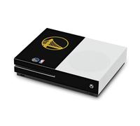 Head Case Designs Officially Licensed NBA Black Design Golden State Warriors Logo Vinyl Sticker Gaming Skin Decal Cover Compatible With Xbox One S Console