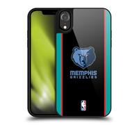 Head Case Designs Officially Licensed NBA Black Design Memphis Grizzlies Logo Gel Armour Case [Military Grade Protection] Compatible With Apple iPhone XR