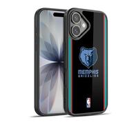 Head Case Designs Officially Licensed NBA Black Design Memphis Grizzlies Logo Gel Armour Case [Military Grade Protection] Compatible With Apple iPhone 17