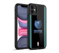 Head Case Designs Officially Licensed NBA Black Design Memphis Grizzlies Logo Gel Armour Case [Military Grade Protection] Compatible With Apple iPhone 11