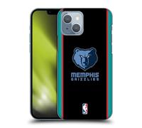 Head Case Designs Officially Licensed NBA Black Design Memphis Grizzlies Logo Hard Back Case Compatible With Apple iPhone 14