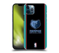 Head Case Designs Officially Licensed NBA Black Design Memphis Grizzlies Logo Hard Back Case Compatible With Apple iPhone 12 / iPhone 12 Pro