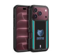 Head Case Designs Officially Licensed NBA Black Design Memphis Grizzlies Logo Ultra-Armoured Shockproof Case [Military Grade Protection] Compatible With Apple iPhone 18 Pro Max