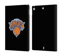 Head Case Designs Officially Licensed NBA Black Design New York Knicks Logo Leather Wallet Case Compatible With Apple iPad 10.2 2019/2020/2021