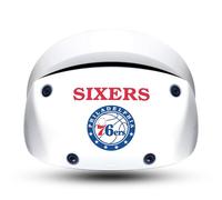 Head Case Designs Officially Licensed NBA Black Design Philadelphia 76ers Logo Vinyl Sticker Skin Decal Cover Compatible With Sony PS5 PlayStation PS VR2