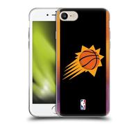 Head Case Designs Officially Licensed NBA Black Design Phoenix Suns Logo Gel Case [Military Grade Protection] Compatible with Apple iPhone 7/8 / SE 2020 & 2022 and Compatible with MagSafe