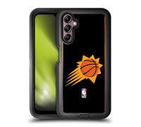 Head Case Designs Officially Licensed NBA Black Design Phoenix Suns Logo Ultra-Armoured Shockproof Case [Military Grade Protection] Compatible With Samsung Galaxy A14 5G