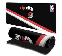 Head Case Designs Officially Licensed NBA Black Design Portland Trail Blazers Logo 23.62 x 11.81 x 0.12 inches (600 x 300 mm) - L Gaming Office Desk PC Keyboard Mouse Mat Pad