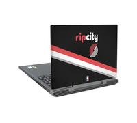 Head Case Designs Officially Licensed NBA Black Design Portland Trail Blazers Logo Vinyl Sticker Skin Decal Cover Compatible With Dell Inspiron 15 7000 P65F