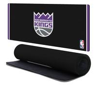Head Case Designs Officially Licensed NBA Black Design Sacramento Kings Logo 37.4 x 15.75 x 0.16 inches (900 x 400 mm) - XL Gaming Office Desk PC Keyboard Mouse Mat Pad