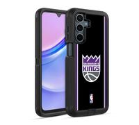Head Case Designs Officially Licensed NBA Black Design Sacramento Kings Logo Ultra-Armoured Shockproof Case [Military Grade Protection] Compatible With Samsung Galaxy A15